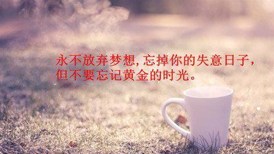 励志经典的句子